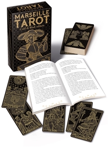 Bild på Tarot of Marseille Gold & Black Edition KIT