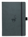 Bild på Dingbats* Wildlife A5+ Green Deer Notebook - Plain