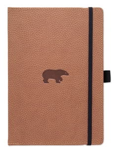 Bild på Dingbats* Wildlife A4+ Plain - Brown Bear Notebook