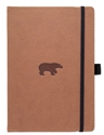 Bild på Dingbats* Wildlife A4+ Dotted - Brown Bear Notebook