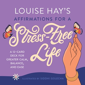 Bild på Louise Hay's Affirmations for a Stress-Free Life: A 12-Card Deck for Greater Calm, Balance, and Ease