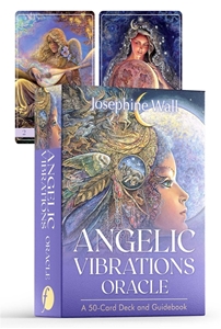 Bild på Angelic Vibrations Oracle: A 50-Card Deck and Guidebook