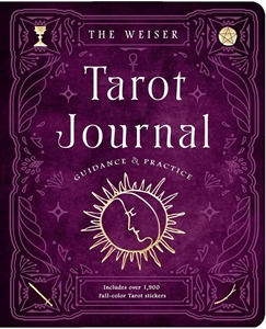 Bild på Weiser Tarot Journal: Guidance and Practice (includes over 1900 Tarot stickers, layflat binding)