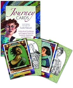 Bild på Journey Cards: Multicultural Goddesses & Imagined Saints For Guidance, Epiphanies & Revelations (55 